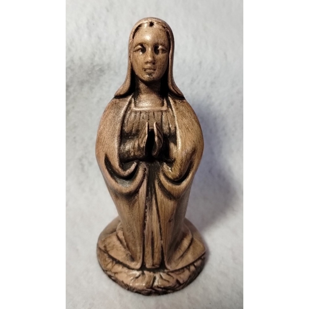 Vintage Holland Mold Nativity Mother MARY Beige Brown Replacement Figure 6"